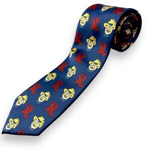 Boutique 100% Silk Dress Tie Made in Italy Cowboy RR 57" 3.5"‎